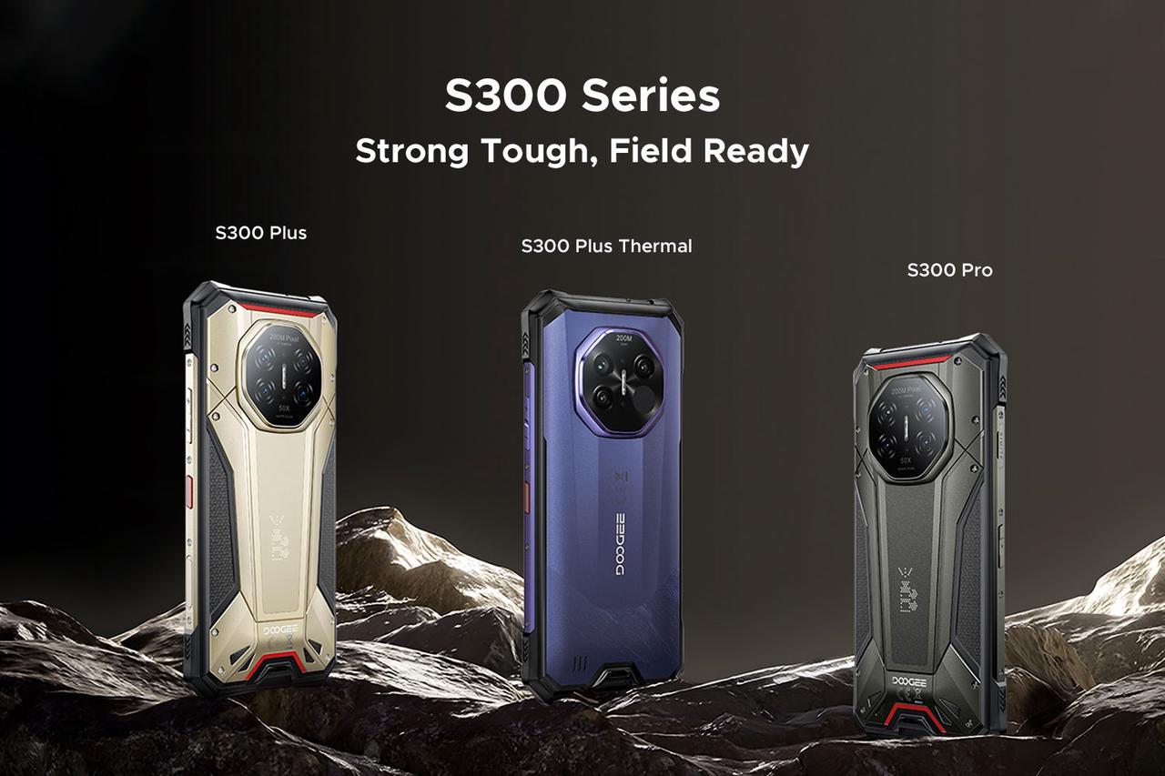 DOOGEE Launches S300 Series Rugged Smartphones with AI Thermal Imaging Breakthrough