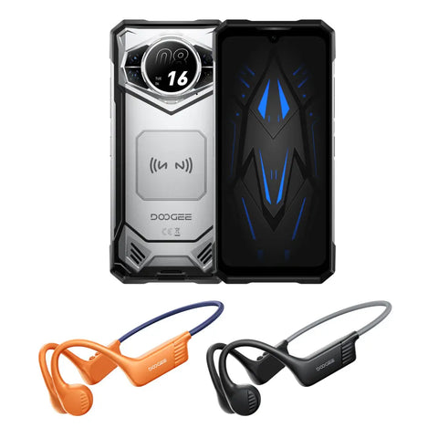 DOOGEE S200 Android 14 Dimensity 7050 Octa Core 10100mAh Large battery Rugged Phone DOOGEE