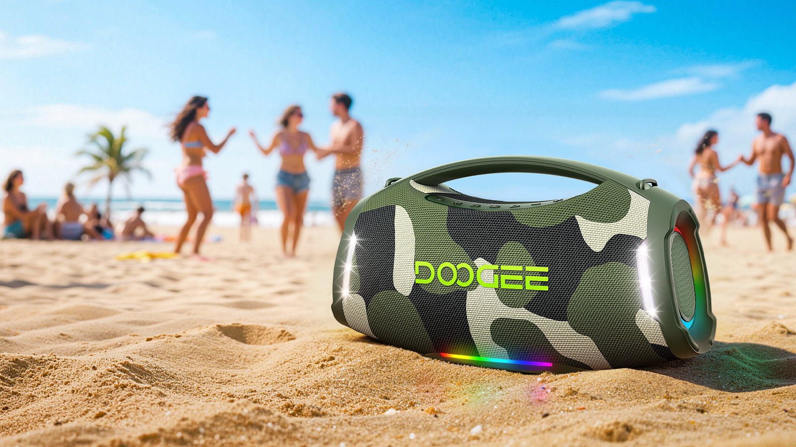 DOOGEE Wild Boom Pro stage-level audio and lighting